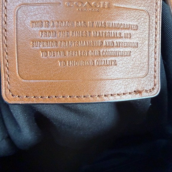 Coach Leather Backpack Brown - Picture 9 of 16